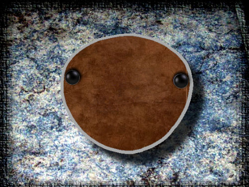 Eye Patch Antique Brown Leather