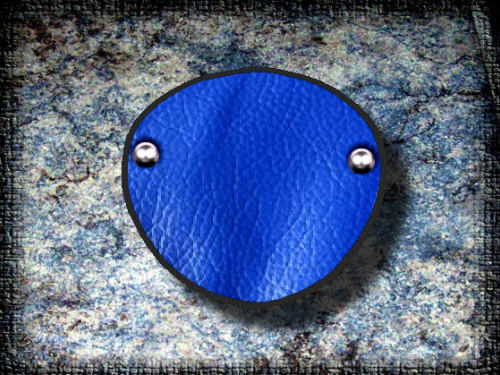 Eye Patch Royal Blue Leather