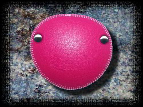 Eye Patch Hot Pink Leather