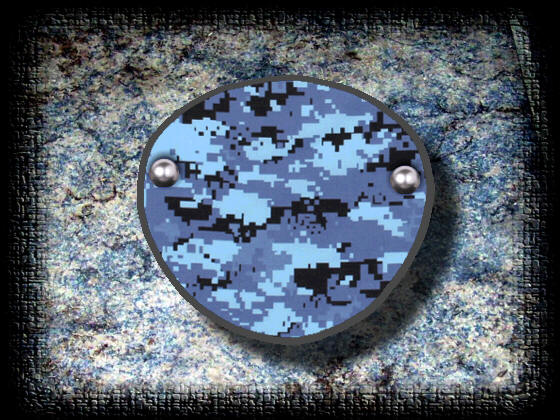 Navy Digital Camo eye patch