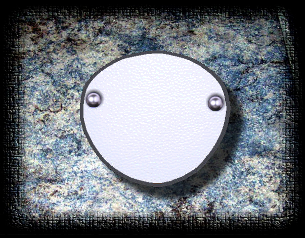 Soft White Leather Eye Patch